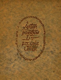 Book cover of "Der persische Orden und andere Grotesken"