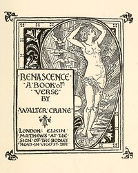 Book cover of "Renascence: A Book of Verse"