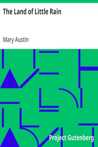 Book cover of "The Land of Little Rain"