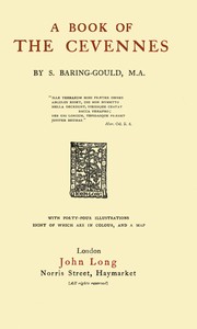 Book cover of "A Book of the Cevennes"