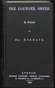 Book cover of "The Younger Sister: A Novel, Volumes 1-3"
