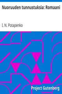 Book cover of "Nuoruuden tunnustuksia: Romaani"