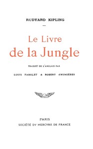 Book cover of "Le livre de la Jungle"