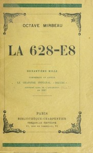 Book cover of "La 628-E8 - Comprenant en annexe le chapitre intégral "Balzac""