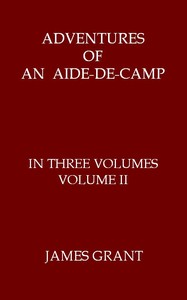 Book cover of "Adventures of an Aide-de-Camp; or, A Campaign in Calabria, Volume 2 (of 3)"