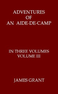 Book cover of "Adventures of an Aide-de-Camp; or, A Campaign in Calabria, Volume 3 (of 3)"
