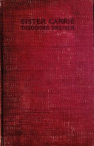 Book cover of "Sister Carrie"