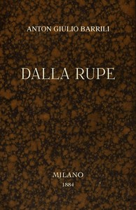 Book cover of "Dalla rupe: novella"