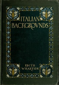 Book cover of "Italian Backgrounds"