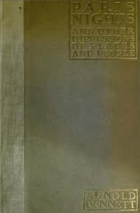 Book cover of "Paris Nights, and Other Impressions of Places and People"