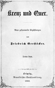 Book cover of "Kreuz und Quer, Dritter Band - Neue gesammelte Erzählungen"