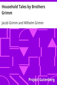 Book cover of "Household Tales by Brothers Grimm"
