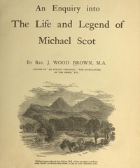 Book cover of "An Enquiry into the Life and Legend of Michael Scot"