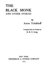 Book cover of "The Black Monk, and Other Stories"