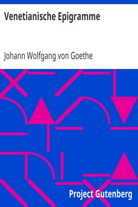 Book cover of "Venetianische Epigramme"