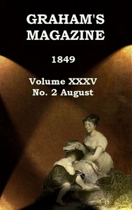 Book cover of "Graham's Magazine, Vol. XXXV, No. 2, August 1849"