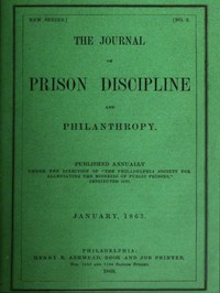 Book cover of "The Journal of Prison Discipline and Philanthropy, January, 1863"