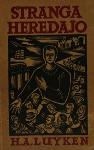 Book cover of "Stranga heredaĵo: Romano originale verkita"