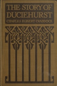 Book cover of "The Story of Duciehurst: A Tale of the Mississippi"