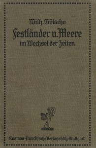Book cover of "Festländer und Meere im Wechsel der Zeiten"