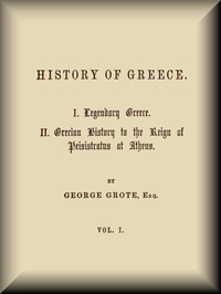Book cover of "History of Greece, Volume 01 (of 12)"