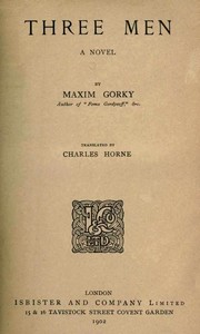 Book cover of "Three Men: A Novel"