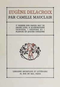 Book cover of "Eugène Delacroix"