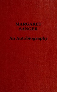 Book cover of "Margaret Sanger: an autobiography."