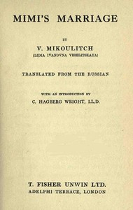 Book cover of "Mimi's Marriage"