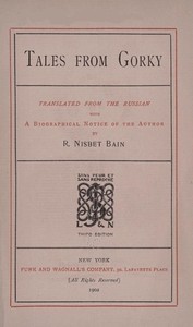 Book cover of "Tales from Gorky"