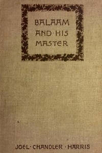 Book cover of "Balaam and His Master, and Other Sketches and Stories"