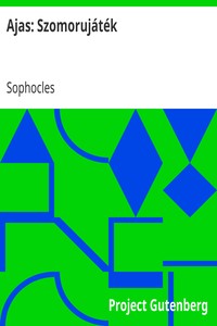 Book cover of "Ajas: Szomorujáték"