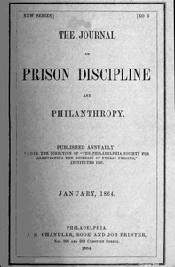 Book cover of "The Journal of Prison Discipline and Philanthropy (New Series, No. 3, January 1864)"