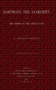 Book cover of "Hartmann, the Anarchist; Or, The Doom of the Great City"