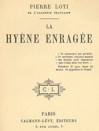 Book cover of "La Hyène Enragée"