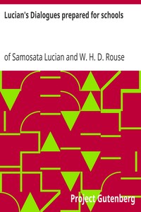 Book cover of "Lucian's Dialogues prepared for schools"