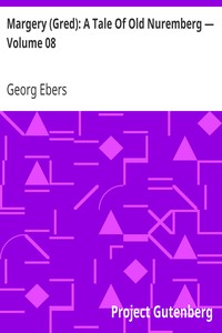 Book cover of "Margery (Gred): A Tale Of Old Nuremberg — Volume 08"