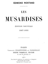 Book cover of "Les Musardises"