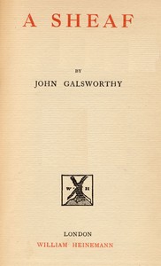Book cover of "A Sheaf"