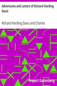 Book cover of "Adventures and Letters of Richard Harding Davis"