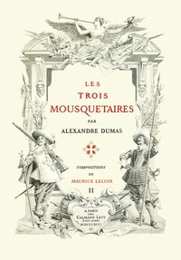 Book cover of "Les trois mousquetaires, Volume 2 (of 2)"