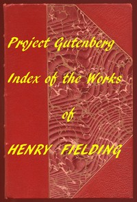 Book cover of "Index of the Project Gutenberg Works of Henry Fielding"