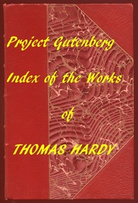 Book cover of "Index of the Project Gutenberg Works of Thomas Hardy"