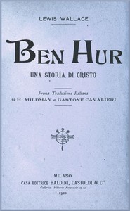 Book cover of "Ben Hur: Una storia di Cristo"