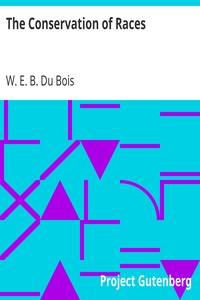 Book cover of "The Conservation of Races"