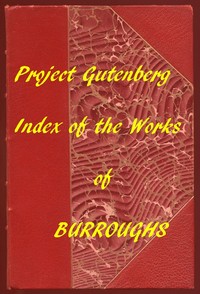 Book cover of "Index of the Project Gutenberg Works of Edgar Rice Burroughs"