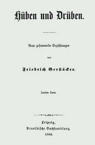 Book cover of "Hüben und Drüben; Zweiter Band (2/3) - Neue gesammelte Erzählungen"