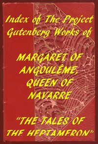 Book cover of "Index of the Project Gutenberg Works of Marguerite, Queen of Navarre"