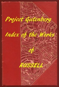 Book cover of "Index of the Project Gutenberg Works of Bertrand Russell"