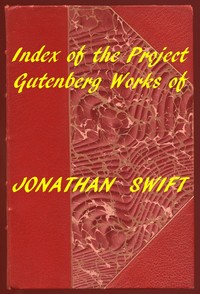 Book cover of "Index of the Project Gutenberg Works of Jonathan Swift"